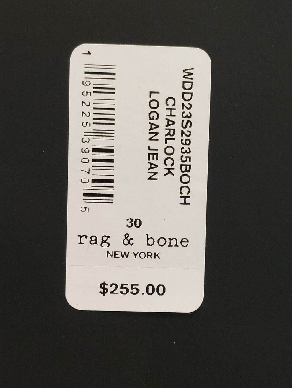Rag & Bone Logan Mid Rise Wide Leg Jeans Womens Size 30x32 (34x32) Blue NWT $255 - Picture 3 of 16